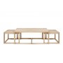 Cornus bord 120x60 cm - Hvidpigmenteret eg
