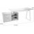 Sergio skrivebord 134-210 x 60-90 cm - Antracit/wotan eg