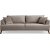 Buhara 3-personers sofa - Lysegr