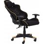Alpha gaming stol - Sort/guld