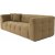 Cady 3 pers. sofa - Khaki