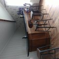 Kundebillede Halle Barstol i blik - Gunsmoke / valnød