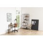 Seaford skrivebord 100 cm - Eg/sort