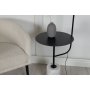 Malsta bordlampe - Hvid marmor/sort