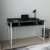 Alma skrivebord 120 x 60 cm - Hvid/antracit