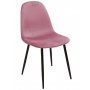 Rosvik spisegruppe, spisebord med 4 stk. Carisma Fljlsstole - Hvid/Rosa + 4.00 x Servietringe