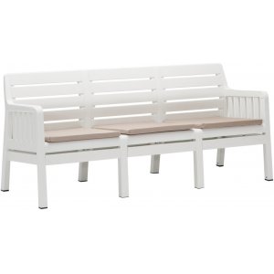 Lara 3-personers sofa - Hvid