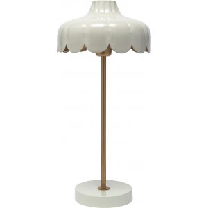 Wells bordlampe - Beige/guld - 50 cm