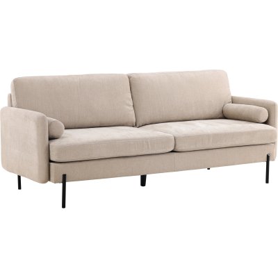 Antibes 2-personers sofa - Beige/Sort