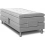 Cloud justerbar seng 7-Zone (Lysegr Rocco570) - Valgfri bredde