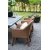 Oxford udendrs spisebordsst, bord 220 cm inkl 6 stk. Valetta naturfarvede spisebordsstole - Shabby chic