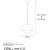 Shark loftslampe 11029 - Guld