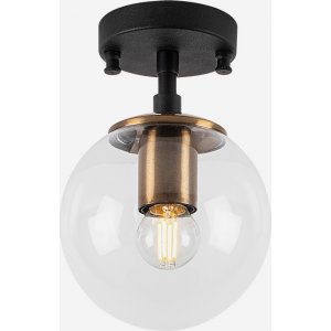 Atlas loftslampe 10205 - Sort/antik