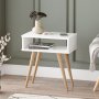 Victoria sidebord 51,4 x 29,5 cm - Hvid