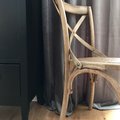 Kundebillede Gaston stol i bøjet træ med rattan-sæde - Natur