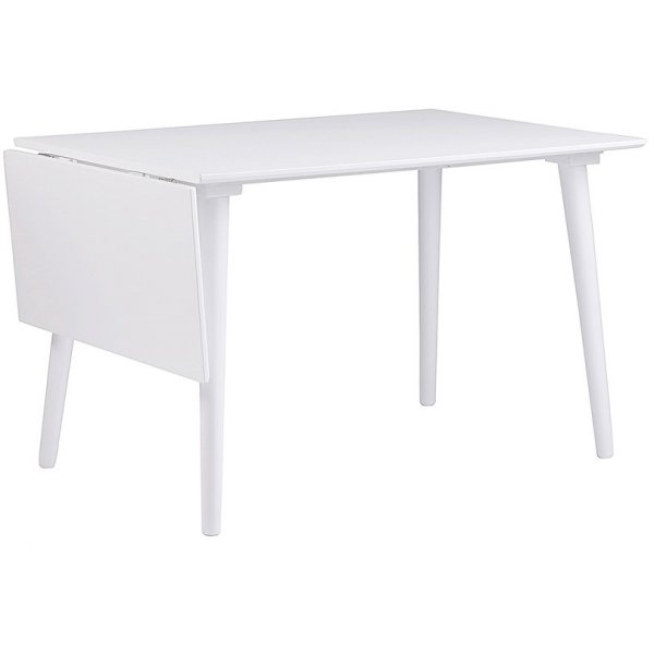 Dalsland klapbord 120-165 cm - hvid