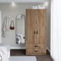Yaman garderobe 80 x 47 x 182 cm - Fyrretr