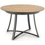 Colton rundt spisebord 118 til 148 cm - Eg/sort