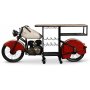 Svvefly motorcykel bar bord/disk 226 x 45,7 cm - Metal/mango
