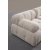 Petite 3-personers sofa - Creme