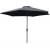 Leeds parasol 300 cm - Sort