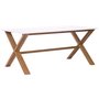 Artic spisebord 220 cm - Eg / hvid