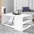 Romina sofabord 90 x 60 cm - Hvid