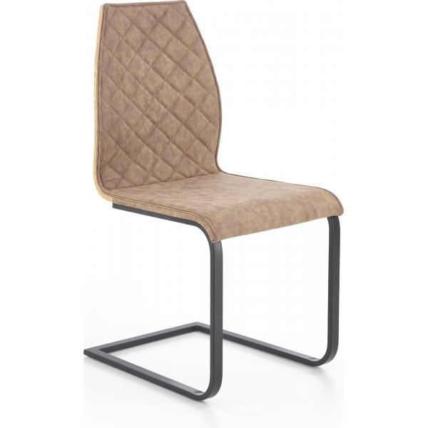 Dollie spisestol - beige/brun
