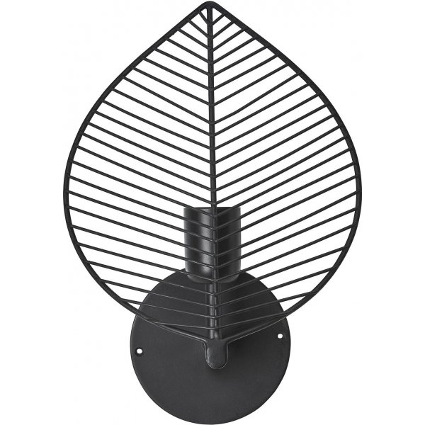 Elm vglampe - Sort - 33 cm