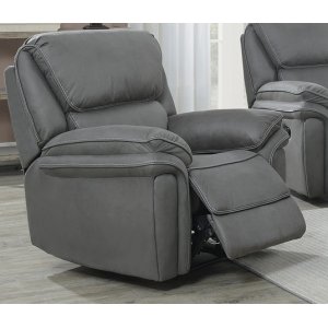 Reclinerlnestol Riverdale - Gr (Mikrofiber) + Tekstilrensning til mbler