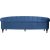 Oxford deluxe 3-personers sofa i blt fljl