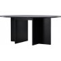 Strada spisebord 120-170 x 120 cm - Sort