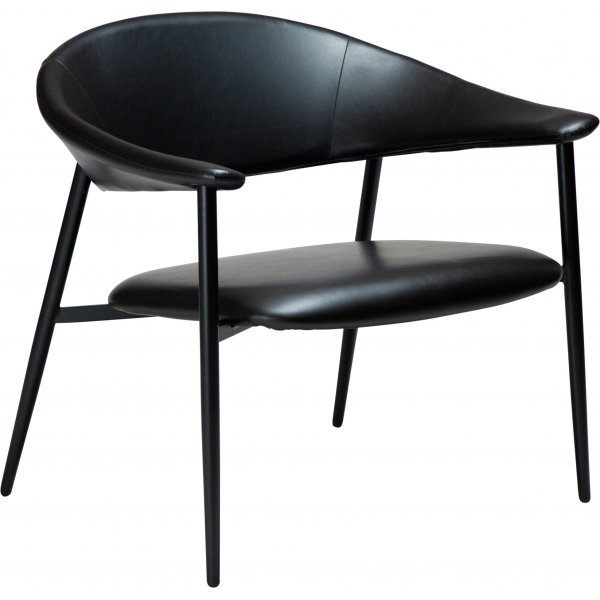 Rover loungestol - Sort PU