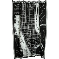 Plaid New York 130X170 cm - Sort / Hvid Plaid New York 130X170 cm - Sort / Hvid