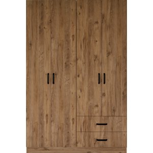 Yaman garderobe 120 x 45 x 180 cm - Fyrretr