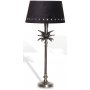 Bordlampe med Palmeblad H50cm - Old Silver