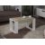 Arda sofabord 60 x 45 cm - Hvid/cordoba