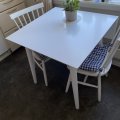 Kundebillede Dalsland klapbord 80- 105 cm - hvid