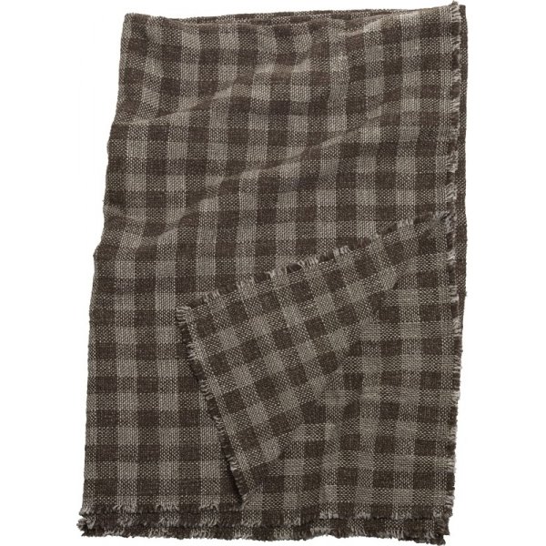 Birgit plaid 130 x 170 cm - Brun