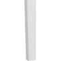 Nola skrivebord 95 x 45 cm - Hvid/beige