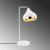 Yildo bordlampe - Hvid/guld