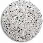 Terrazzo rundt sofabord 80 cm - Cosmos Terrazzo & understel Star i krom