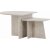 Sala sofabord 40/60 x 40/60 cm - Beige marmor look
