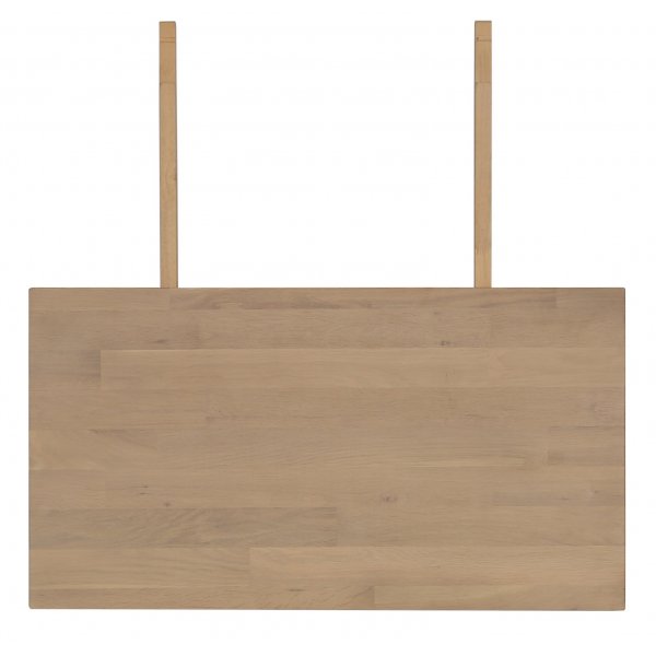 Dalars udtrksbordplade 90x50 hvidolieret eg
