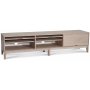 Borgholm mediebnk 188 cm XL - Whitewash