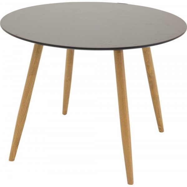 Paradis spisebord 100 cm - Sort/eg