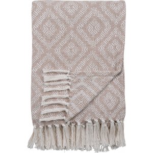 Cort plaid Elfenben hvid/Beige 130 x 160 cm Design D