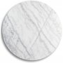 SOHO spisebord O105 cm - Matsort tvrfod / lyst marmor