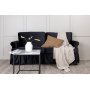 Stof 2-personers sofa - Sort