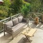 Kappis 3-personers udendrs sofa - Brun